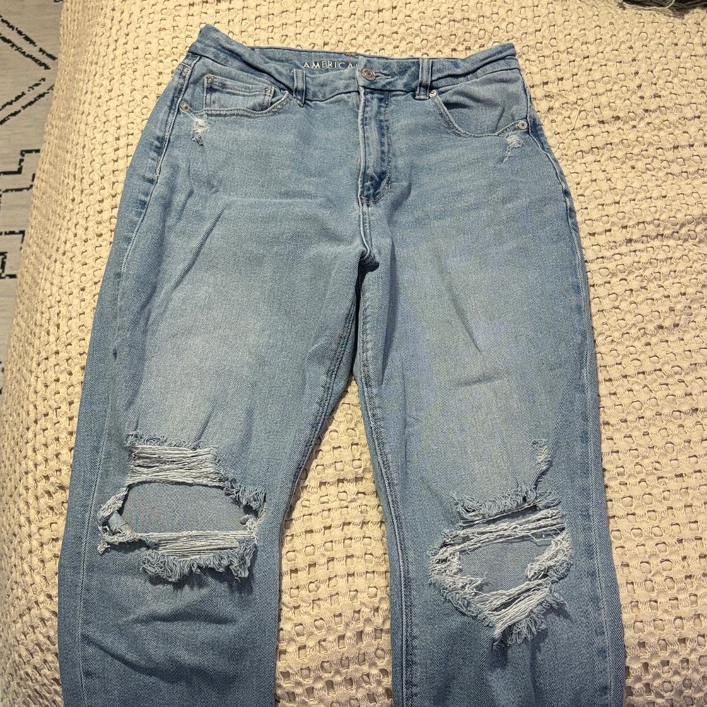 American Eagle Outfitters CURVY MOM JEAN Ripped